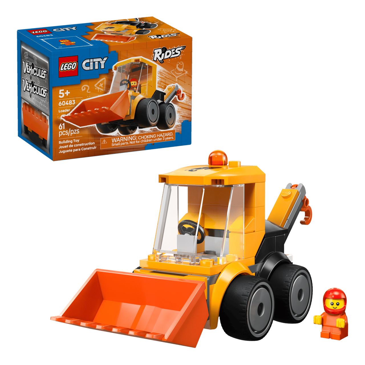 LEGO City 60483 Coole Flitzer - Radlader