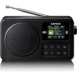 Lenco PDR-033BK (DAB+, FM, Bluetooth), Radio, Schwarz