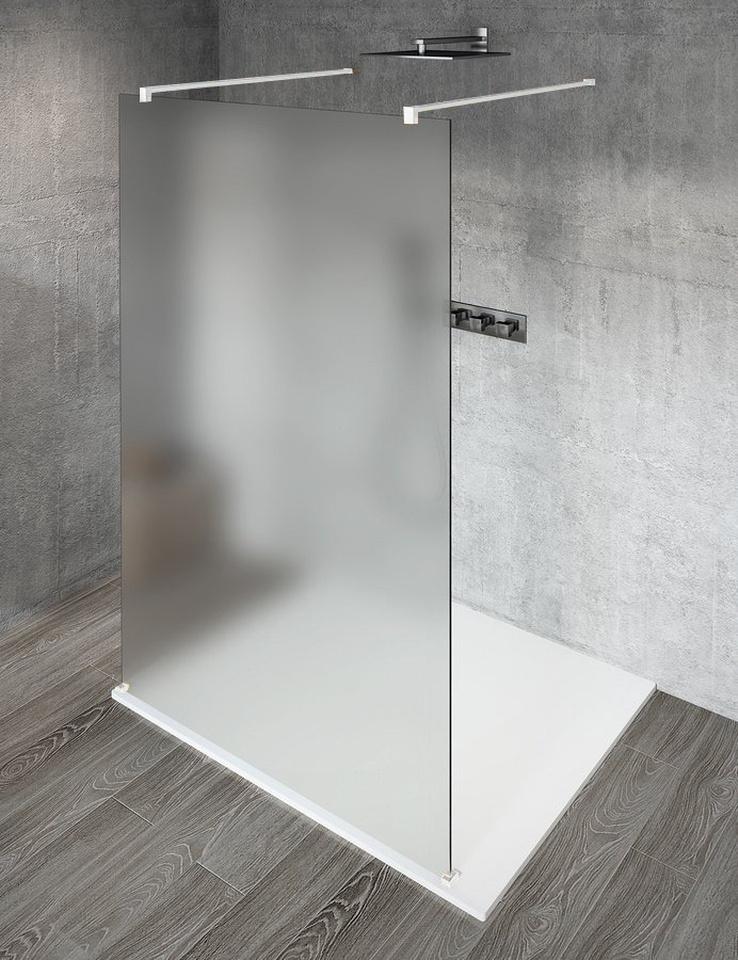 Gelco VARIO WHITE Dusch-Glasteil, freistehend, Milchglas, 900 mm
