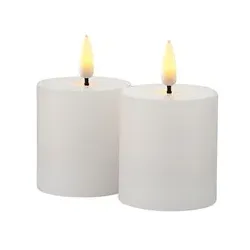 LED-Echtwachskerzen Sille Exclusive Sirius, 6.5 cm