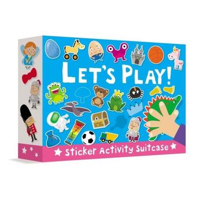 Sticker Activity Suitcase - Let's Play!, Gebundene Ausgabe von , Really Decent Books, 978-1-909090-09-5