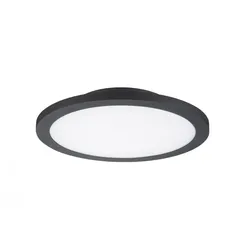Heitronic LED Wand- und Deckenleuchte Tella anthrazit kreisförmig