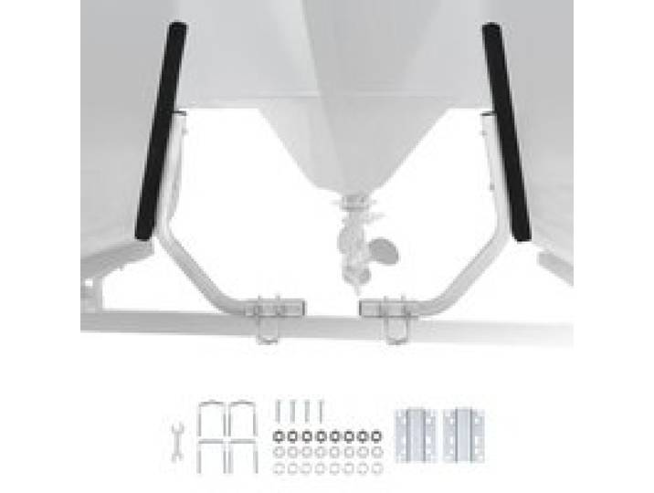 VEVOR Bootsanhängerführungen, 0-3 cm EinstellbareBreite Anhängerführung aus Hochfestem Stahl mit Dicken Stützplatten, Passend für Pontonanhänger mit Auflagen (L-Träger/Kasten/C-Profil)