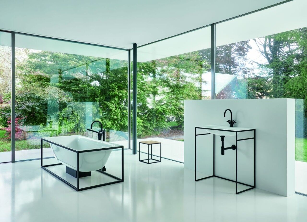 Bette Lux Shape Freist. Badewanne 3452, 180x80 cm weiß, Glasurplus, 3452-000PLUS 3452-000PLUS