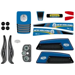 BERG Aufkleber-Set New Holland für Pedal-Gokarts
