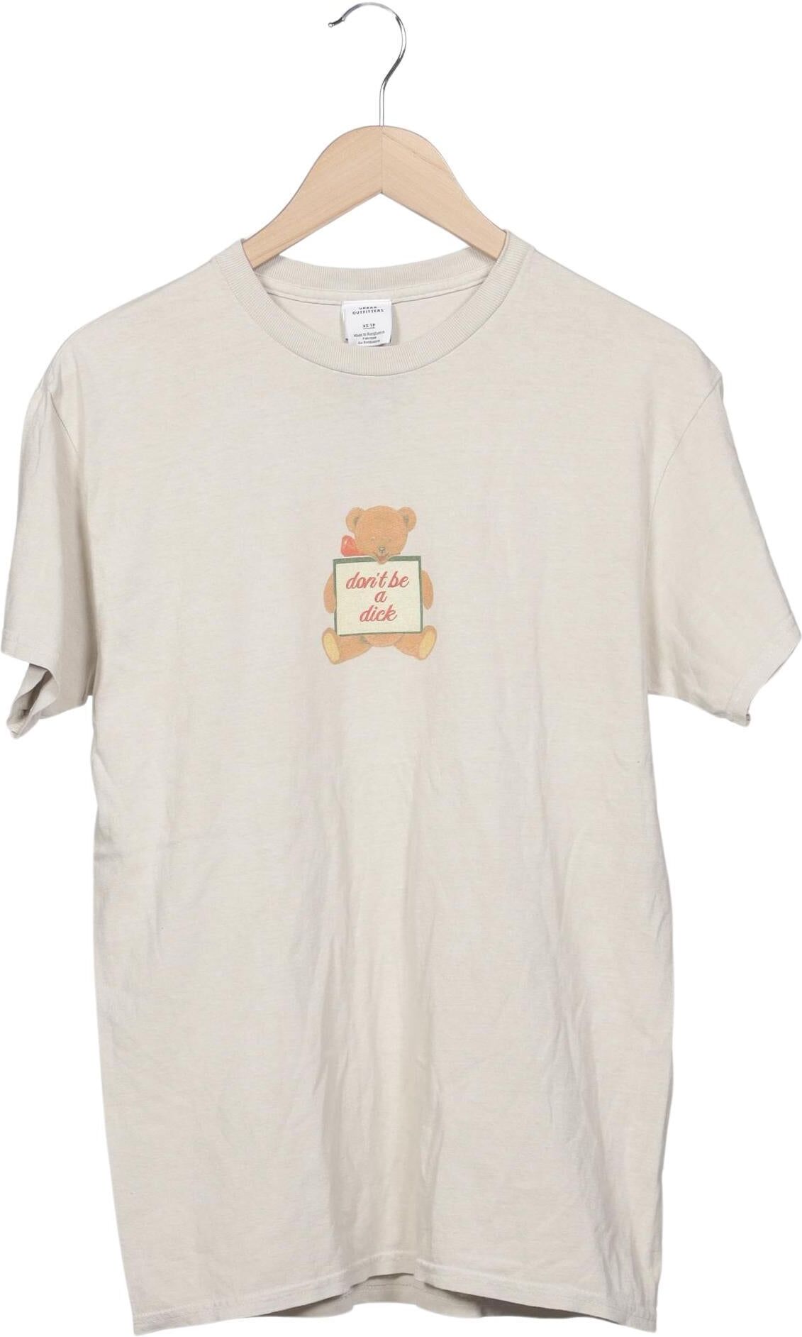 Urban Outfitters Damen T-Shirt, Beige, Gr. XS, kein / Etikett - Second Hand