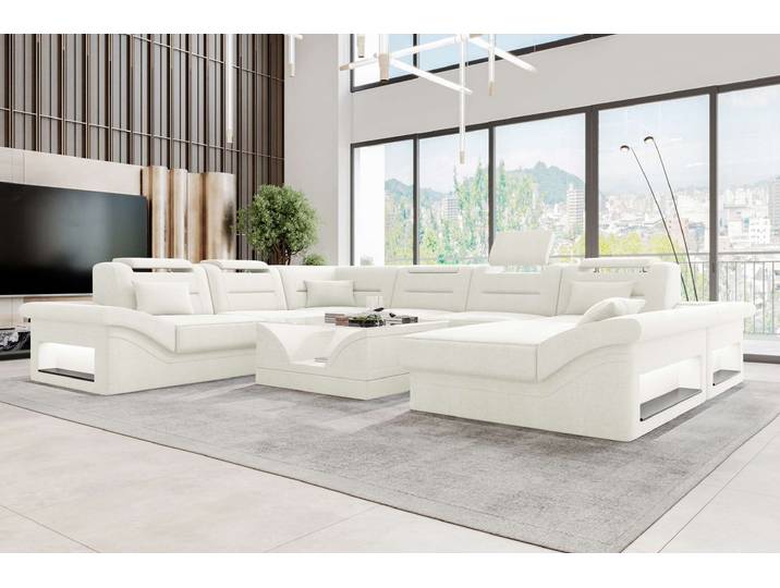 XXL Wohnlandschaft Enzo Stoffsofa
