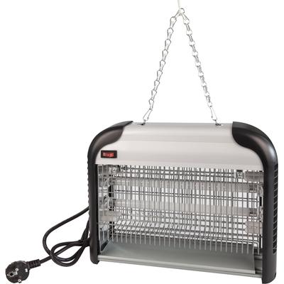 Insektenfalle WINDHAGER "Fluginsekten Schutzlampe", grau (schwarz), B:65cm H:31cm T:9cm, Aluminium, Tierfallen, zieht Insekten mithilfe von UV-Licht an, erhältlich in 8 oder 20 Watt