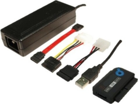 LogiLink USB 2.0 naar SATA en IDE adapterkabel, zwart/grijs, 1,2 meter