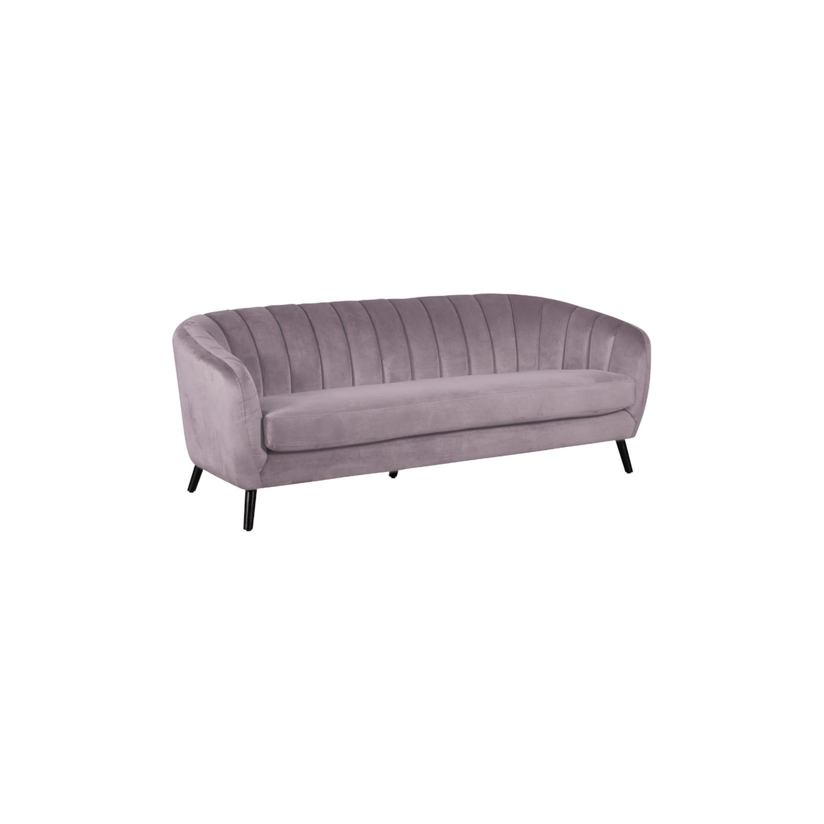 Carmen GRETA HLR 3-Sitzer-Sofa – Babyrosa