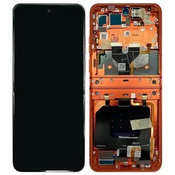 Motorola Razr 50 Display - Orange (Display, Motorola Razr 50), Mobilgerät Ersatzteile, Orange