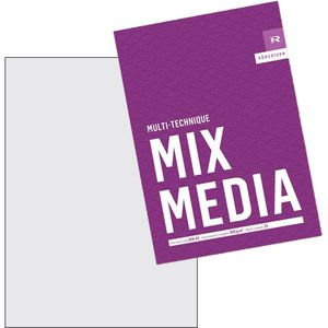 Römerturm Zeichenblock MIX MEDIA 88808854, A3, 300 g/m², weiß, geleimt, 25 Blatt