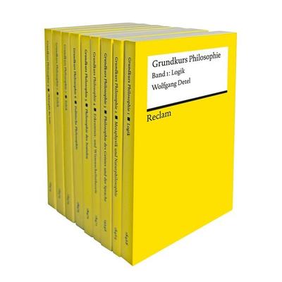 Grundkurs Philosophie. Neun Bände eingeschweißt, Set von Wolfgang Detel,Robin Celikates,Stefan Gosepath,Matthias Lutz-Bachmann, Reclam, Philipp,