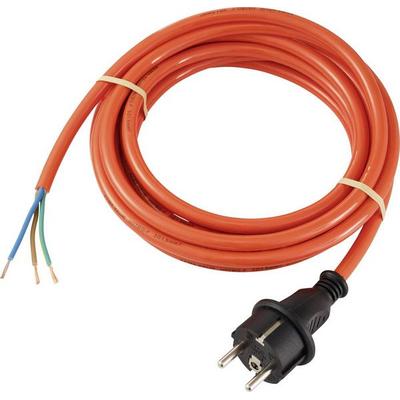 Sygonix SY-6978286 Strom Anschlusskabel Orange 5.00m