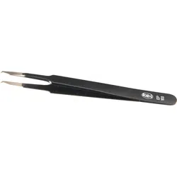 EP 100 - SMD-Pinzette, gewinkelt, flach, schmal, gebogen, 115 mm, ESD