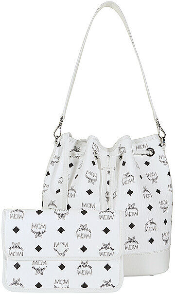 MCM Tasche - Bucket Bag DESSAU M weiss EG