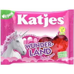 Katjes Fruchtgummis Wunderland Pink Edition, 210 g