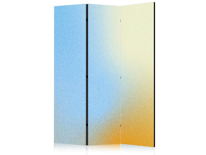Muralo Paravent Akustik 3-tlg 135x172 cm Energetischer Farbverlauf, Mehrfarbig, Holz, Abstrakt, Rechteckig, 135x172x3 cm, Wohnzimmer, Raumteiler, Paravents