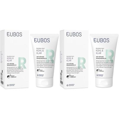 Eubos Kühl & Klar Anti-Rötung Reinigungsmilch 2x 2x150 ml Milch