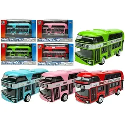 Doppeldecker Wickelbus 4 Farben