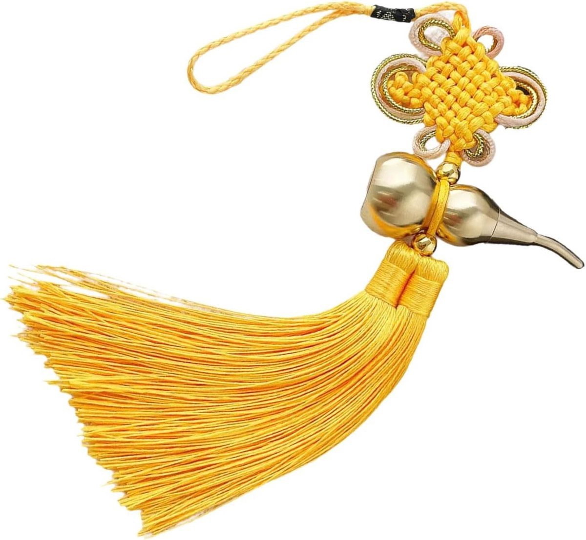 Kalebas Windornament Koperkleurig Feng Shui Amulet Decoratie