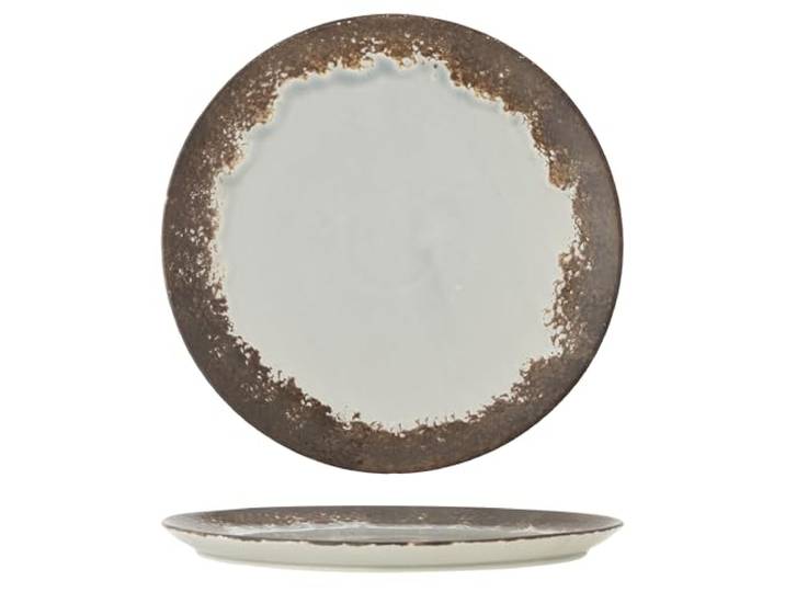 Bloomingville Paula Assiette Marron Faïence T26\,5 x H2 cm