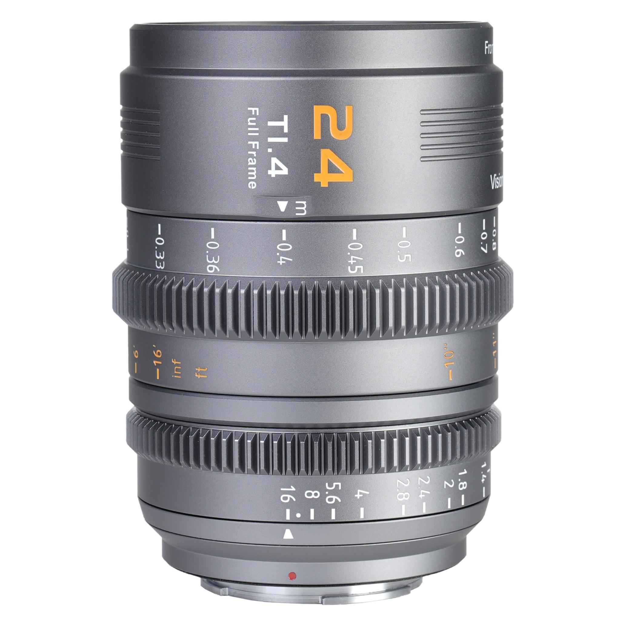 Sirui VP-1-24G VISION PRIME T1.4 Vollformat Cine Lens 24mm grau (Sony E, Vollformat) (11-03-02-000021)