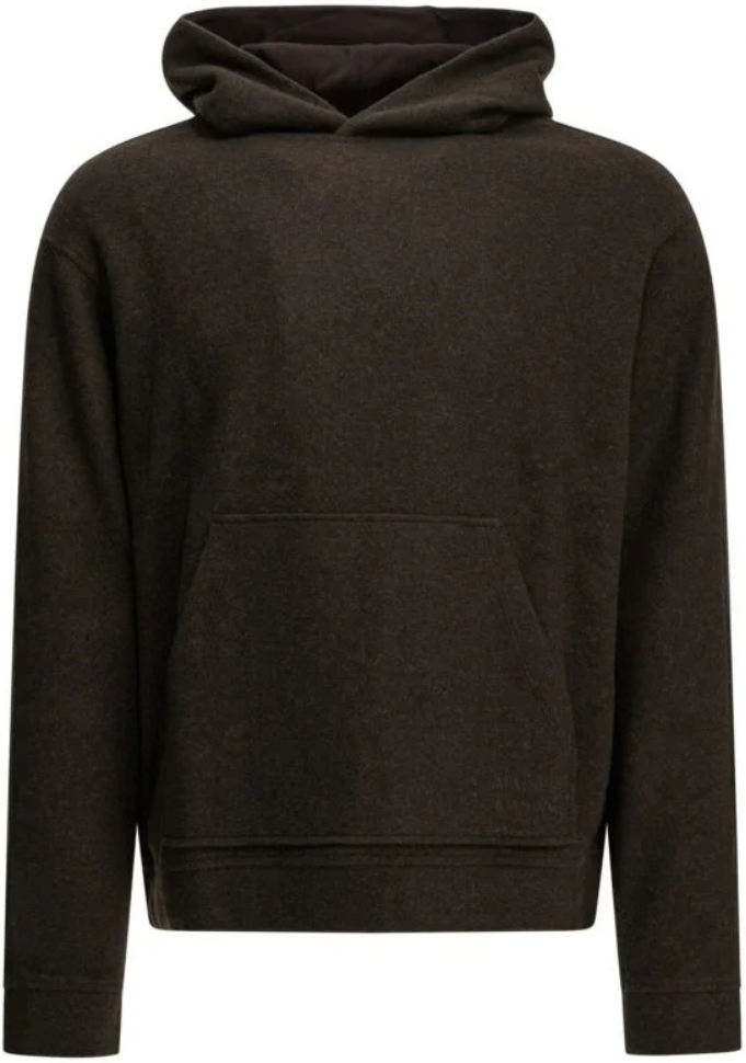 Maison Kitsuné MAISON KITSUNE sweat à capuche homme marron Marron XL