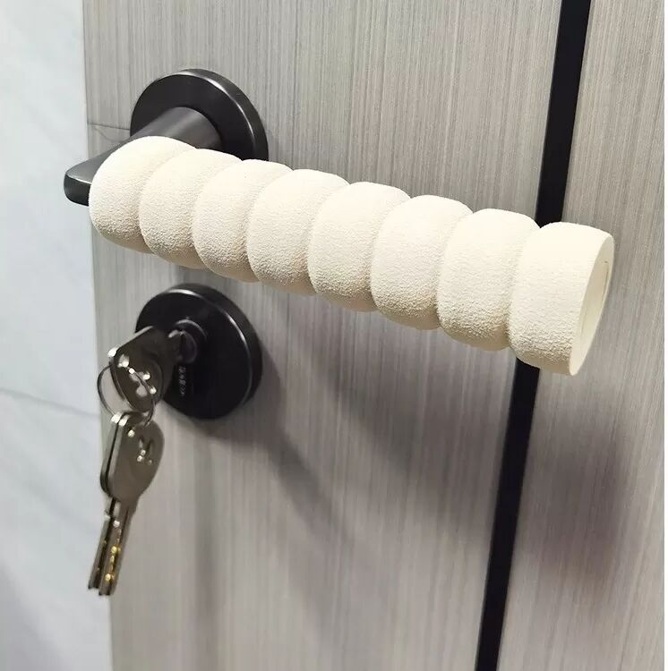 INF Cache de Poignée de Porte Antistatique - Manchon de Protection (Paquet de 2)