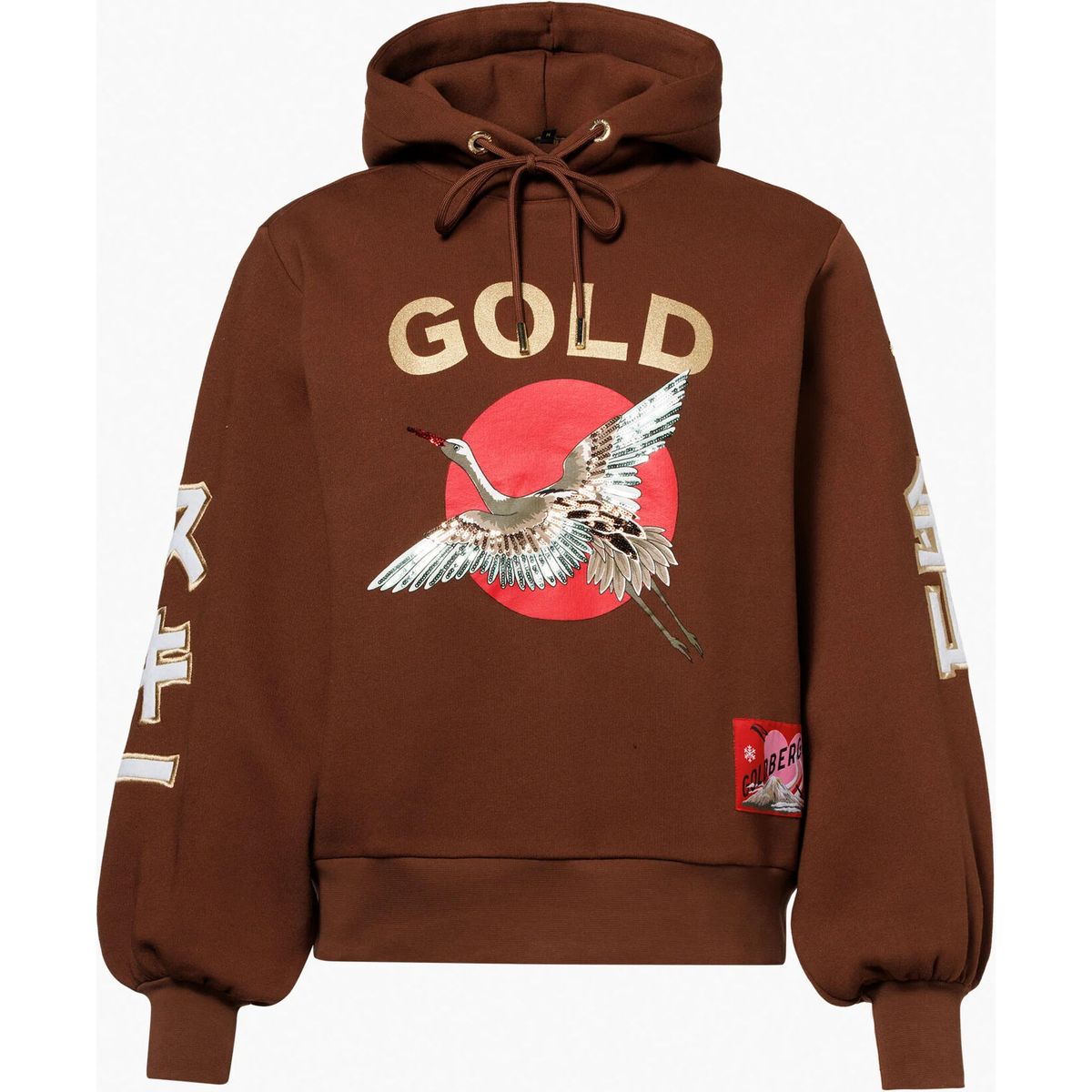 Goldbergh Tobu Hooded Sweater deep mocha (2423) S GB38120263-2423-S