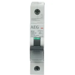 AEG EP61 B32 - LS-Schalter 6kA 1P 32A, B-Charakteristik 4TQA667134R0000 EP61B32