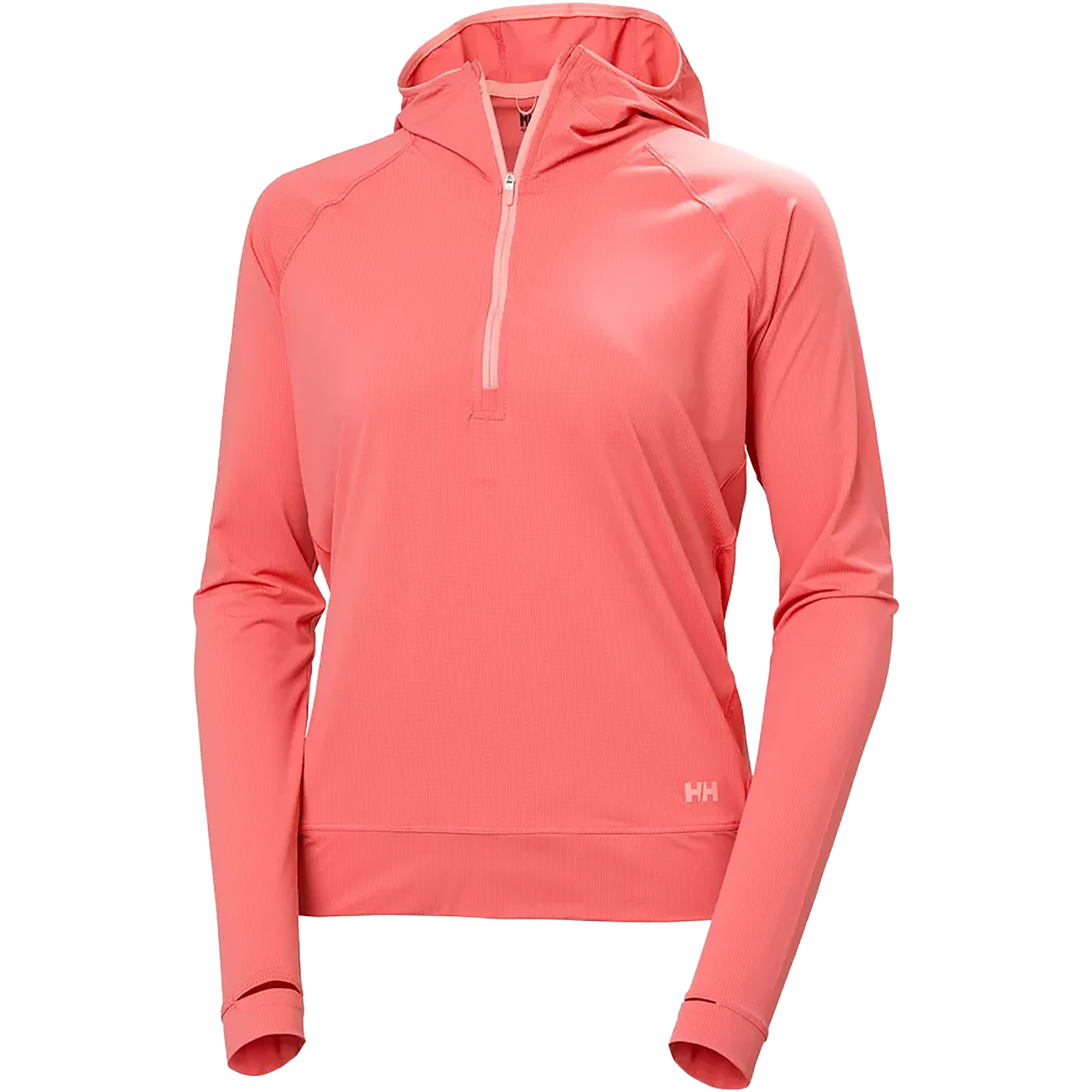 Helly Hansen Shine Solen 1/2 Zip Damen Hoodies pink Größe L Trekking Atmungsaktiv
