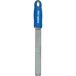 Microplane Premium Classic Zester Vibrant Colour, Küchenreibe, Silber, Blau