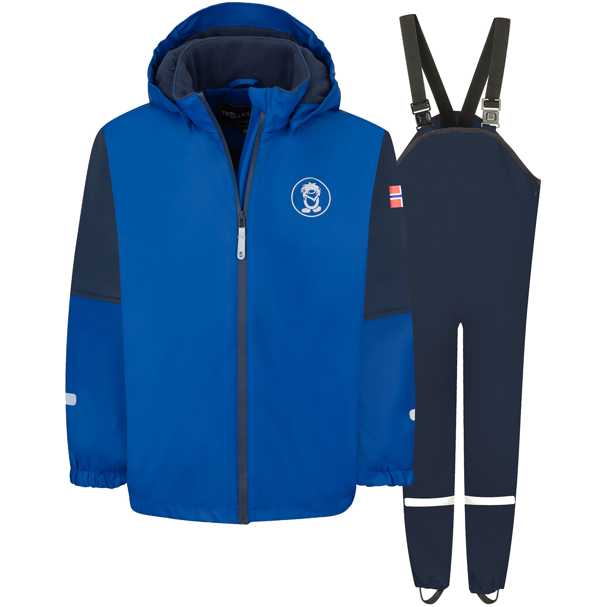 Trollkids Odda Winter Set Kinder Overalls blau Größe 122 Lifestyle Widerstandsfähig