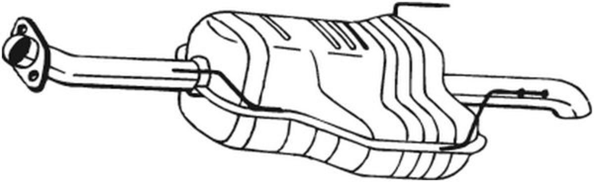 Endschalldämpfer BOSAL 185-149
