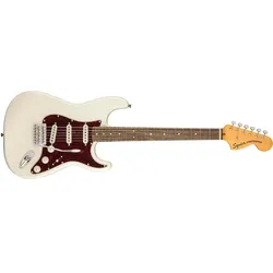 Fender Classic Vibe 70s Stratocaster Olympic White (E-Gitarre, Griffbrett: Indisch Lorbeer, Hals: Ahorn, Korpus: Pappel), Gitarre, Weiss