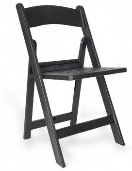 Lancaster Home Folding Chair - Resin - 800LB Weight Capacity - Vinyl Seat