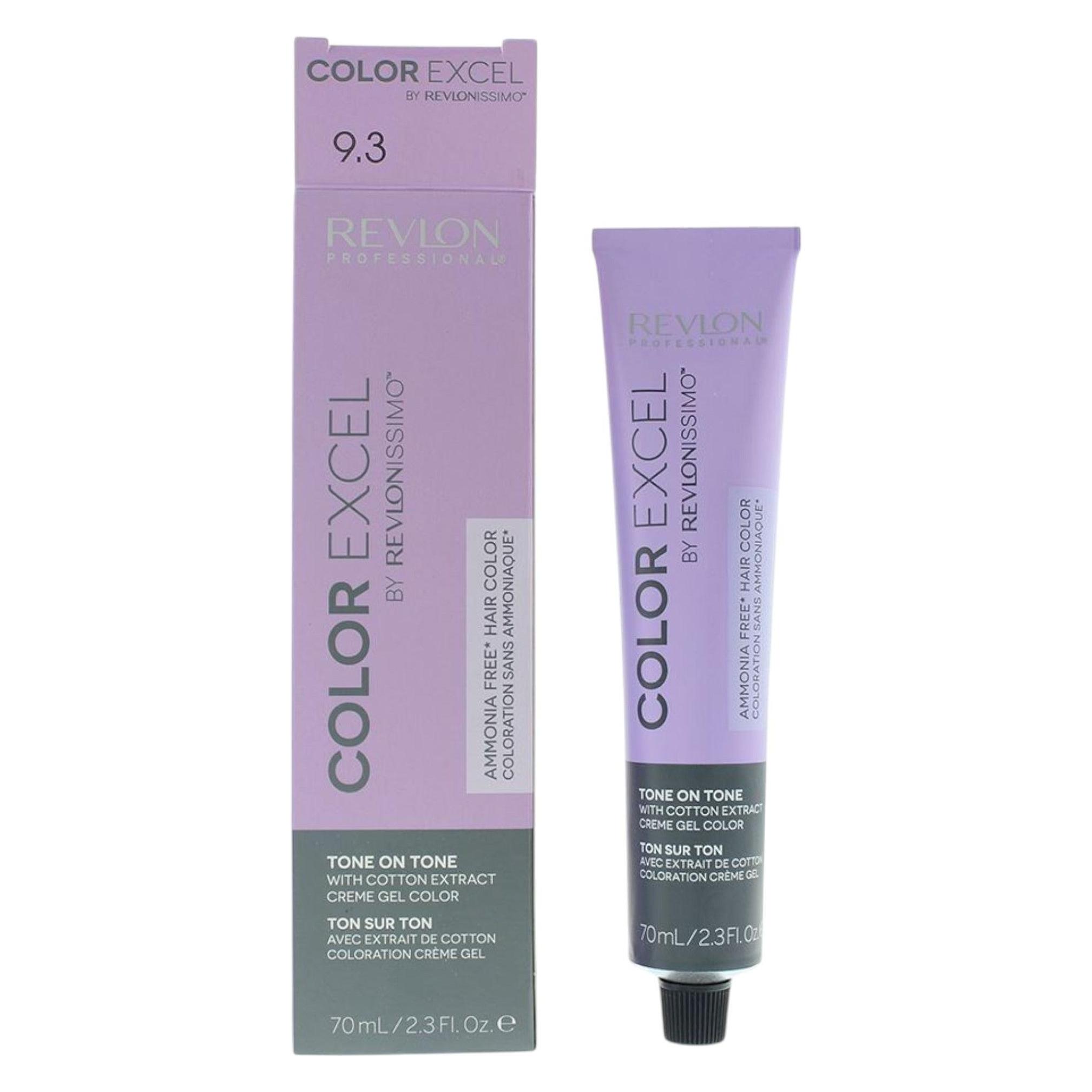 Revlon Professional Color Excel 9.3 Sehr Hellblond Gold (9.3 Gold, 9.3 Sehr Hell Goldblond, 9.3 Sehr Helles Goldblond, 9.3 very light golden blonde) (21835042)