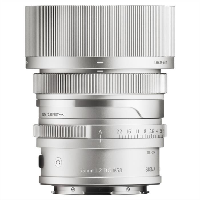 Sigma Obiettivo 35mm F2 Dg Contemporary L-mount-silver