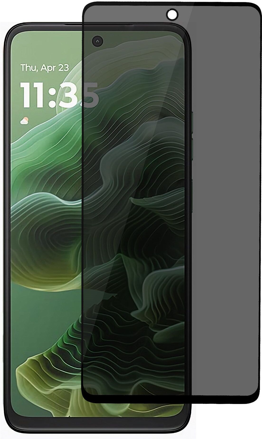 INCOVER Motorola Moto G35 5G Privacy Skærmbeskyttelse - Hærdet Glas