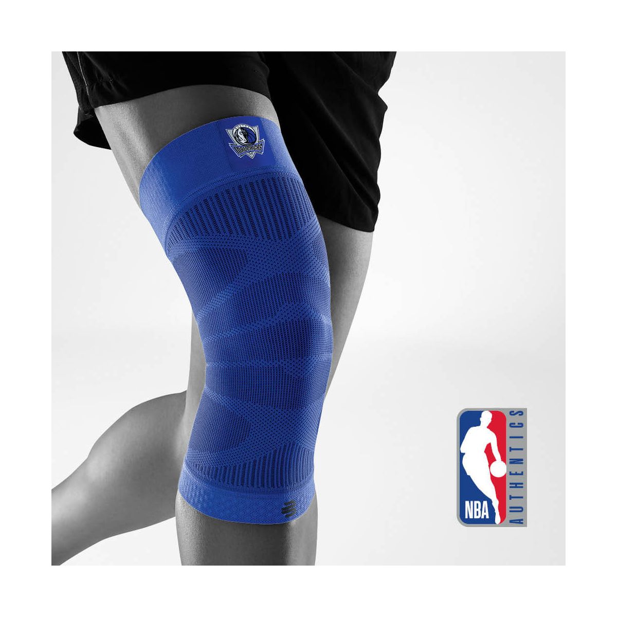 Bauerfeind Sports Comp.Knee Support,nba blau, mavericks (BLA-MAV) XL 70000218