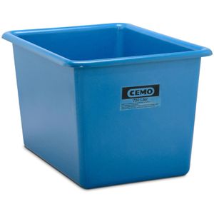 CEMO Großbehälter 7996, 700 Liter, blau, 132 x 81 x 97cm, aus GFK