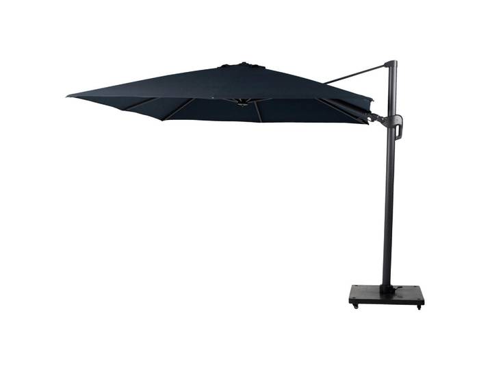 Tierra Outdoor Ampelschirm, Anthrazit, 300x400 cm, 360° drehbar, höhenverstellbar, regenabweisend, rostfrei, UV-beständig, Sonnenschutz, Sonnenschirme