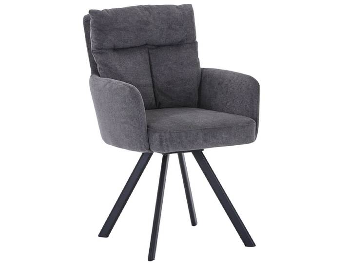 Stuhl COSY Stoff grau drehsitz