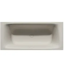 Kaldewei NUIO DUO Badewanne, warm grey 10, 2000x1000 mm, 470 mm Tiefe, mit Schallschutz