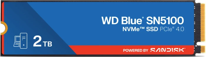 WD Blue SN5100 NVMe SSD POWERED BY SANDISK 2 TB