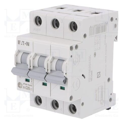 Eaton Leistungsschalter 3P C 25A 6kA AC xPole Home HN-C25 (194893)