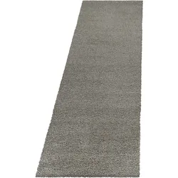 TEPPICH Hochflor SPREE in Natur, einfarbig, 80 x 250 cm
