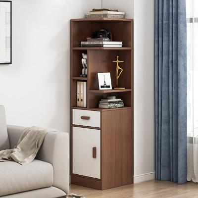 No "Narrow Corner Bookcase - 15.75""D x 15.75""W x 59.92""H"