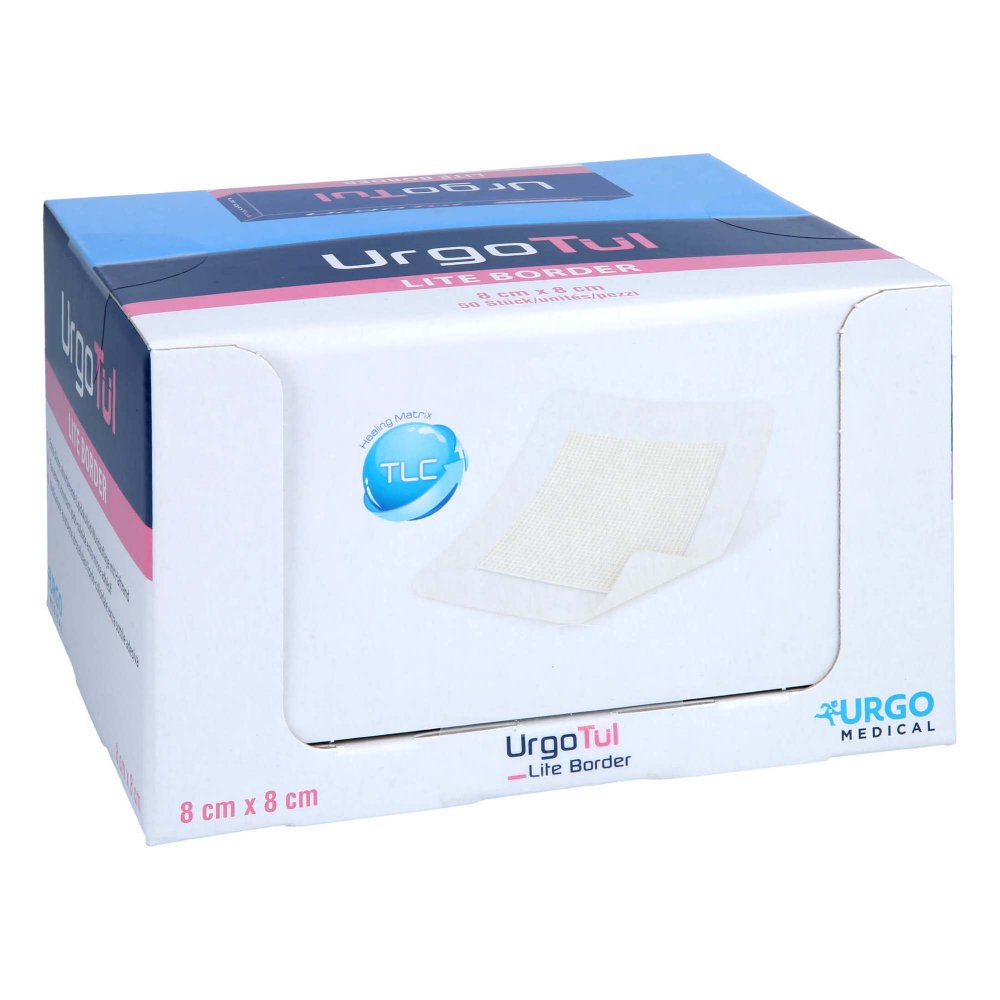 Urgo GmbH Urgotül Lite Border 8x8 cm Verband Spender 07750313